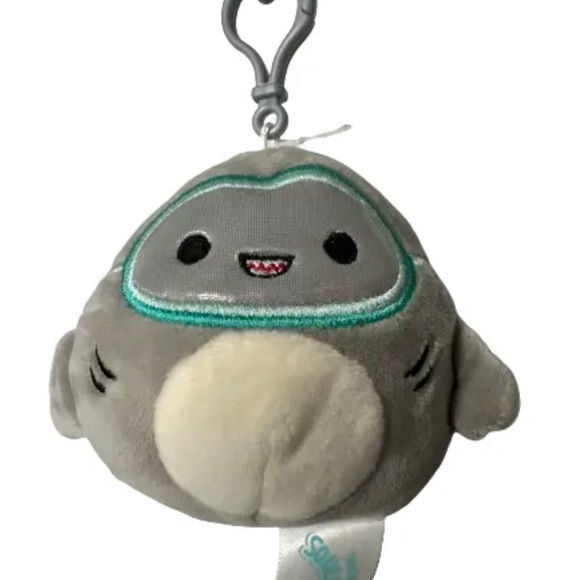 Squishmallows Toys Nwt 3 Gordon The Shark Wearing Goggle Mask